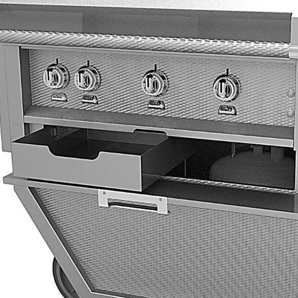 Hestan 60 Deluxe Outdoor 42 Grill With Double Side Burner With Color & Burner Options