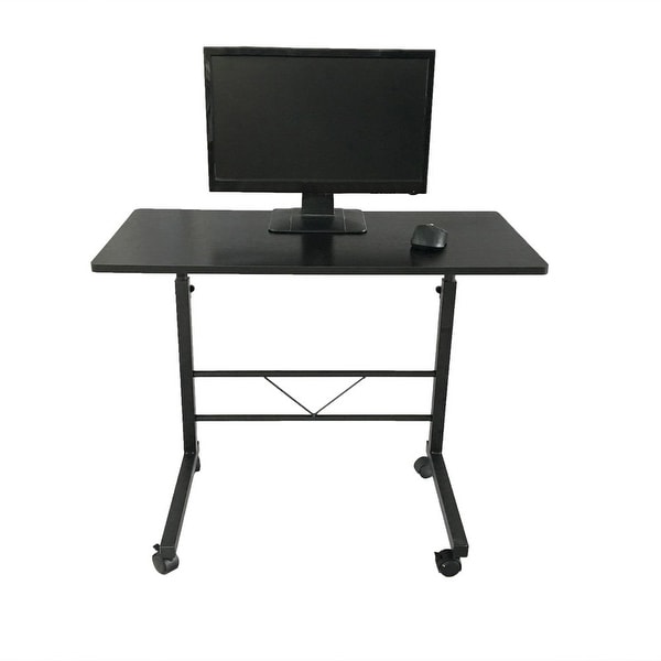 Removable E1 15MM Chipboard and Steel Side Table Black