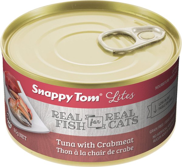 Snappy Tom Lites Tuna with Crabmeat Canned Cat Food