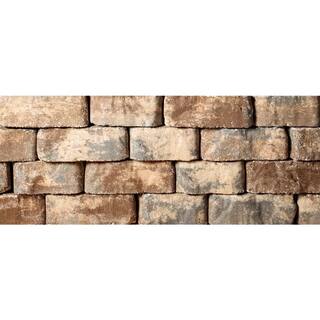 Oldcastle Mini Beltis 3 in. H x 8 in. W x 4 in. D Oak Run Concrete Retaining Wall Block Pallet (378-PiecePallet) 16250363