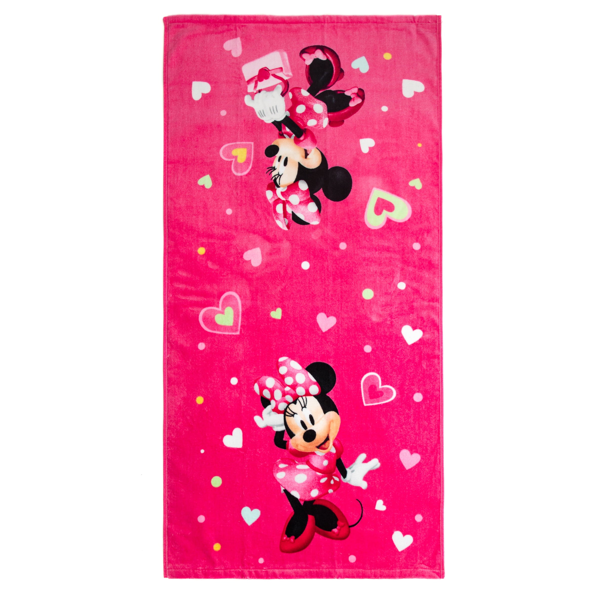 Minnie Mouse Kids Cotton 2 Piece Towel and Washcloth Set