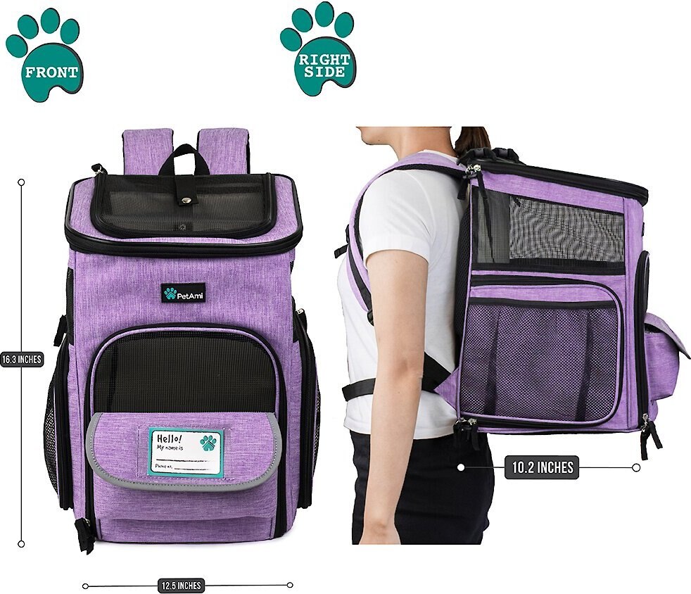 PetAmi Airline Approved Backpack Dog and Cat Carrier