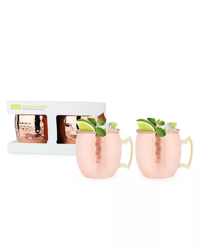 True Brands Hamme Moscow Mule Mugs 2 Piece 16 Oz