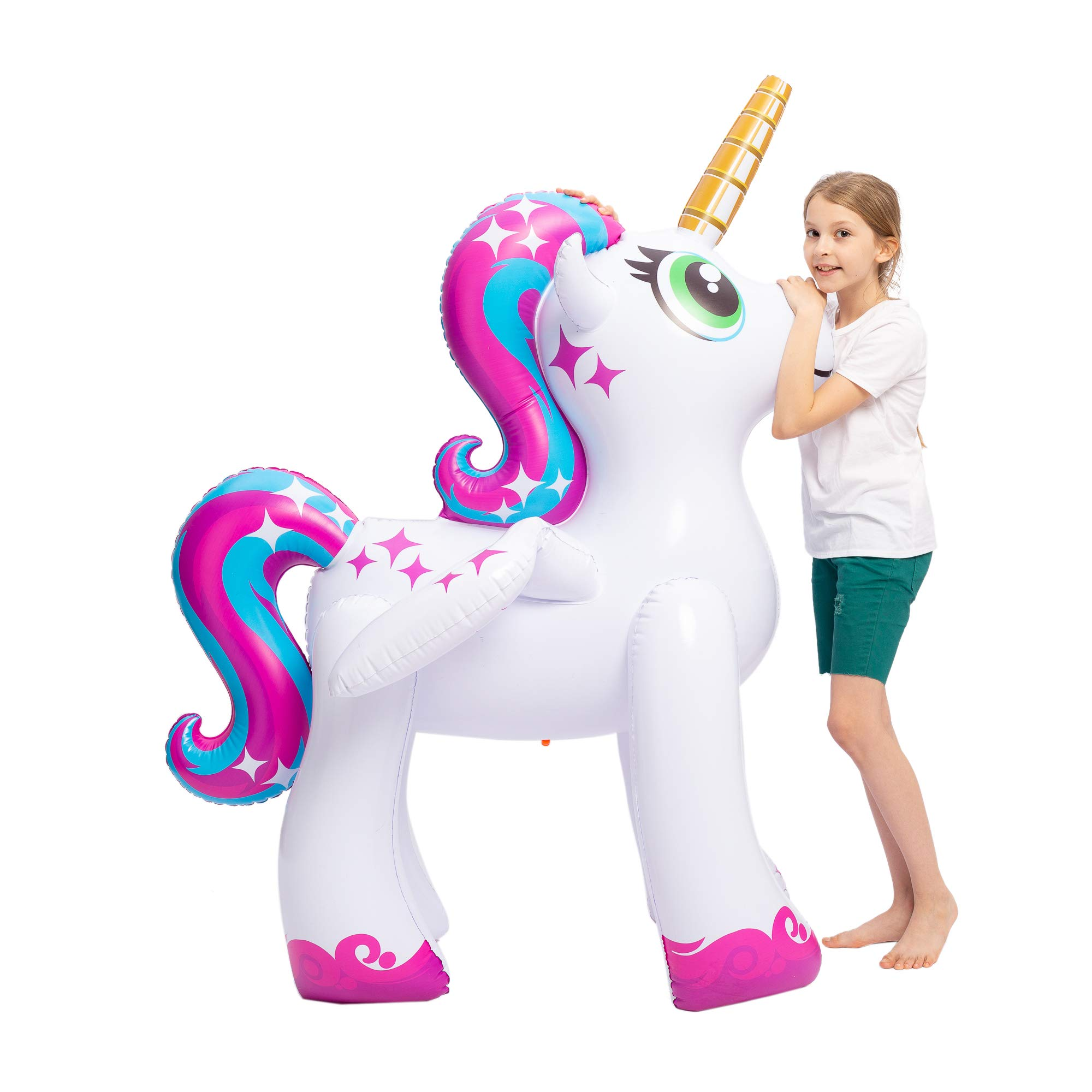 Clearance - Inflatable Rainbow Unicorn Yard Sprinkler