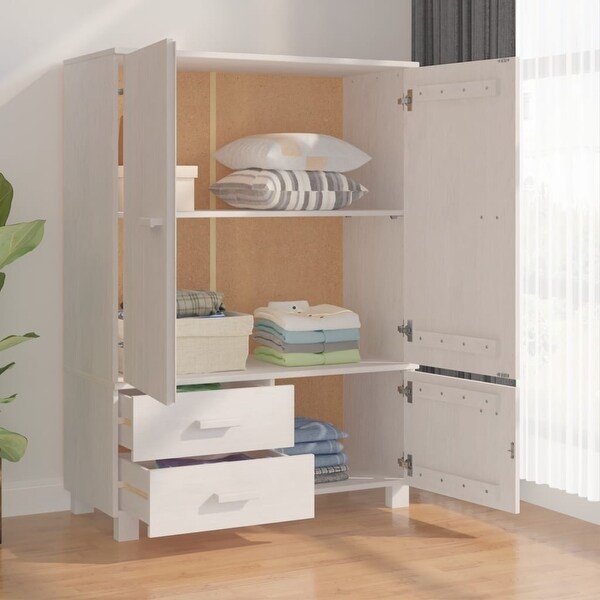 vidaXL Wardrobe HAMAR White 39