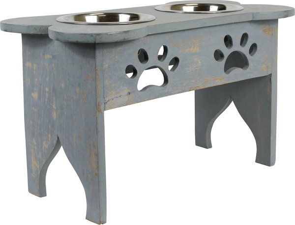 Mela Artisans Husky Elevated Dog and Cat Feeder