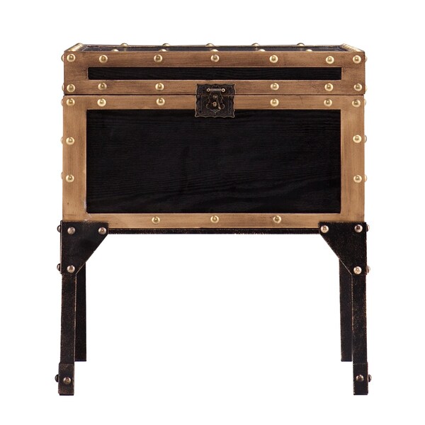 SEI Furniture Azul Travel Trunk Side Table