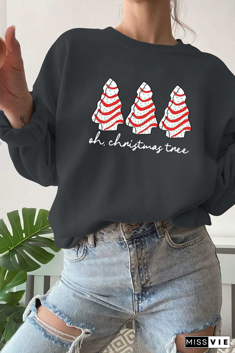 Little Debbie Holiday Cake Sweatshirt, Oh Christmas Tree Sweatshirt Wholesale