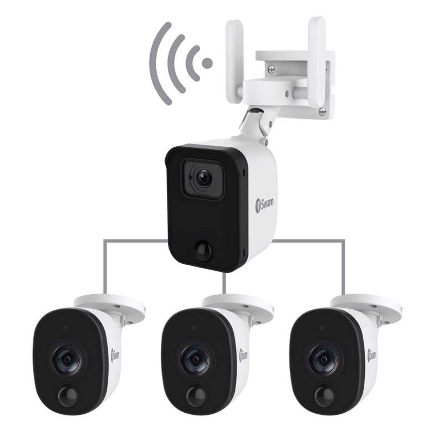 Swann Fourtify Plug-in Indoor and Outdoor Wi-Fi Security Camera