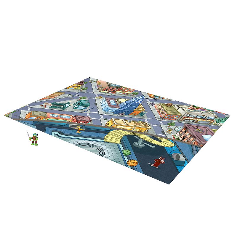 Teenage Mutant Ninja Turtles Megamat Roads Play Mat with Toy