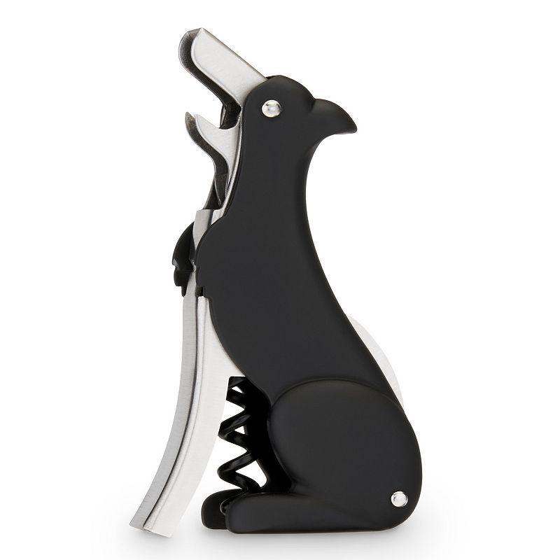 Truezoo Buddy the Bordeaux Collie Black Dog Corkscrew