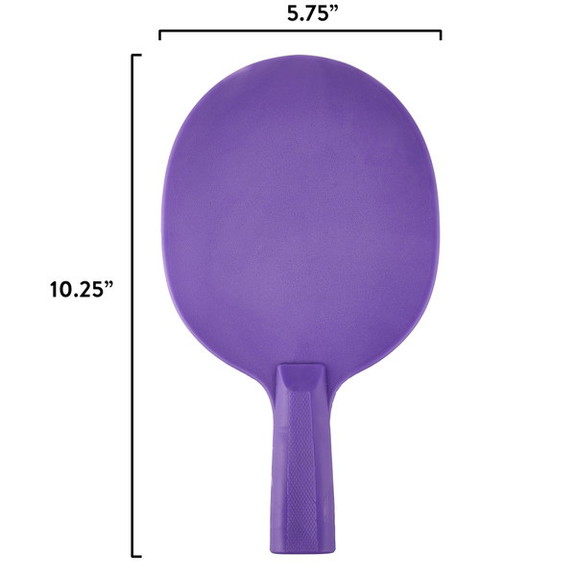 Brybelly Plastic Table Tennis Paddle  Purple