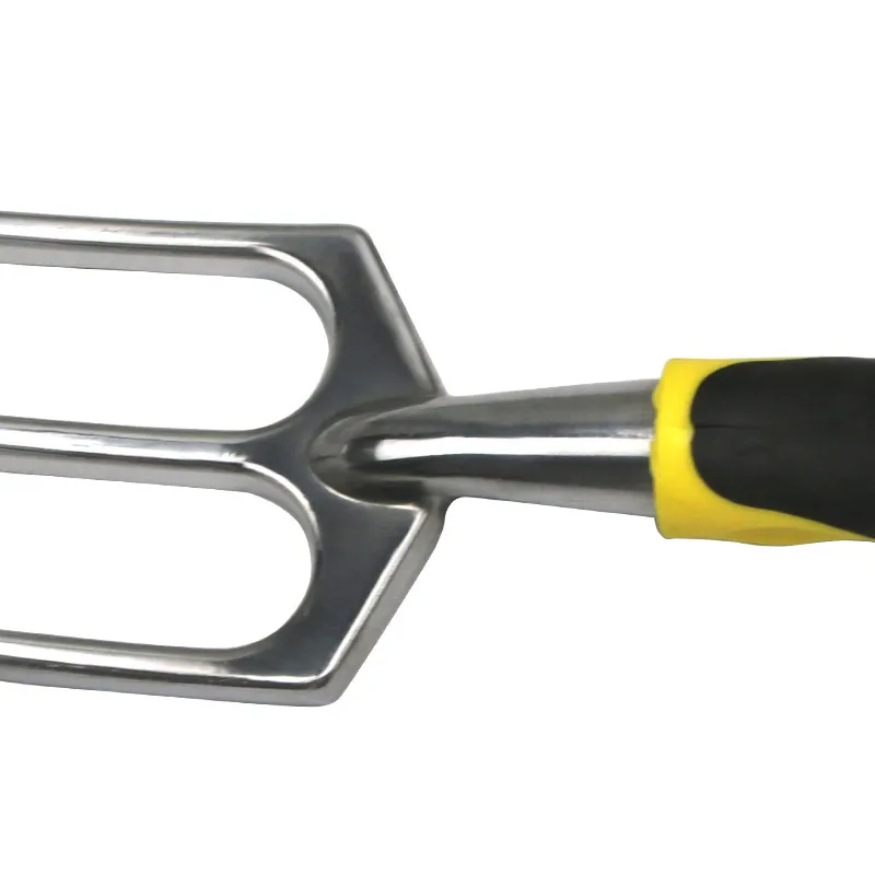 High Quality Aluminum oy Head Rubber Non Slip Ergonomic Handle Garden Hand Tool Garden Fork For Women Gift