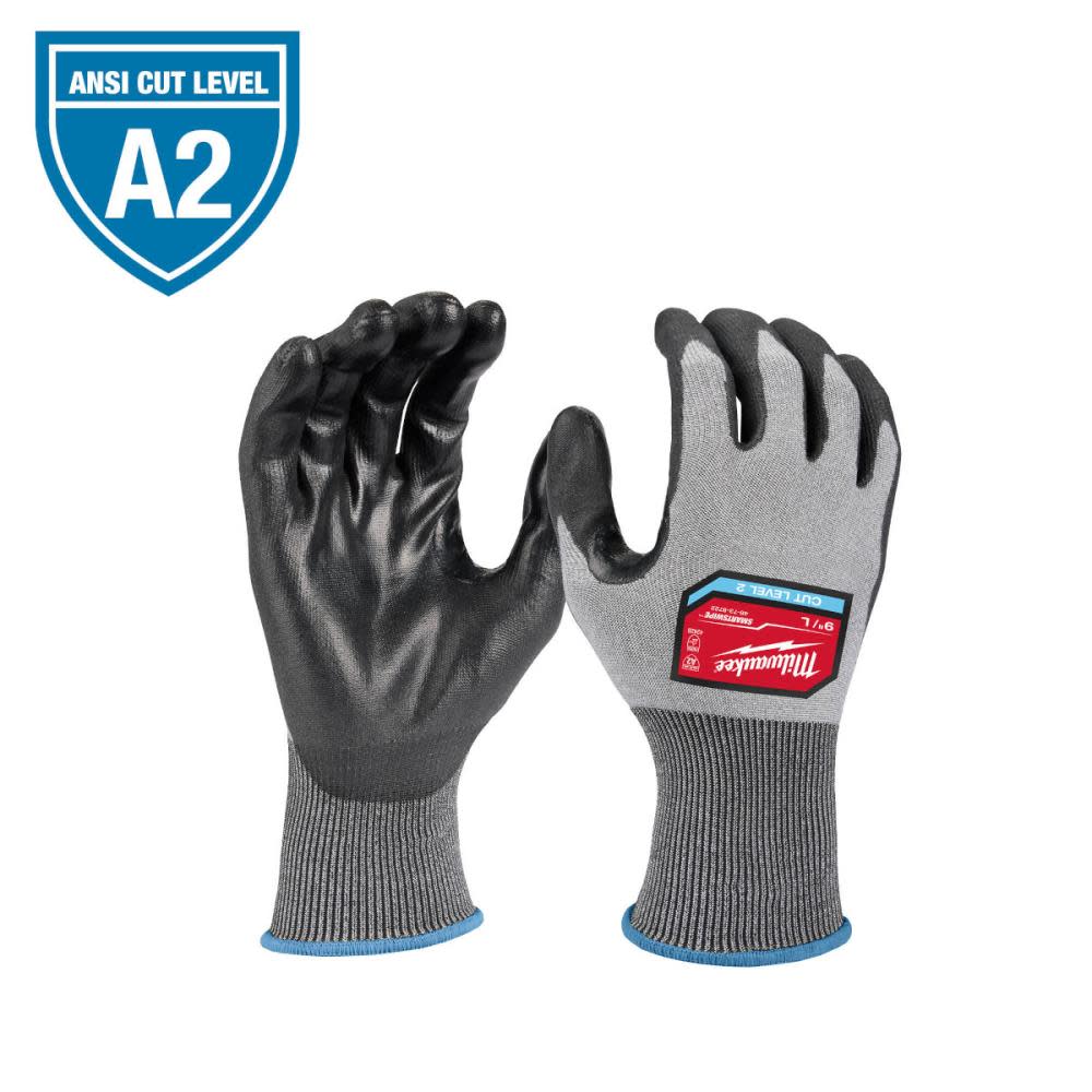 MW Cut Level 2 Gloves High Dexterity Polyurethane Dipped 48-73-8720M910 from MW