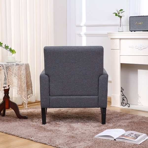 Tufted Upholstered Comfy Reading Accent Chairs Sofa