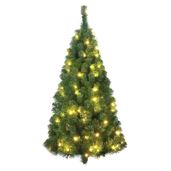 Kurt Adler 4Foot PreLit Norway Pine LED Wall Tree