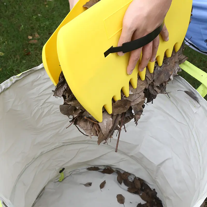 Outdoor plastic rake for collecting fallen leaves Garden tools