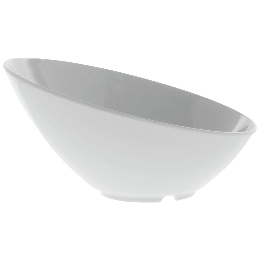 G.E.T. San Michele Cascading 60 oz Round White Melamine Bowl - 12Dia x 6 1/4H #B-790-W