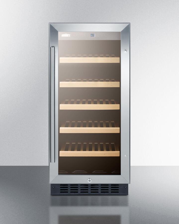 Summit ALWC15 15 Inch Stainless Steel Wine Cooler