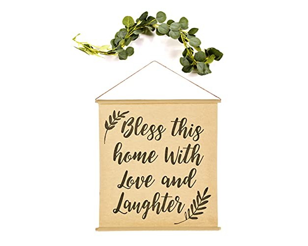 The Lakeside Collection Farmhouse Paper Scroll Wall Hangings