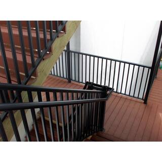 EZ Handrail 1.9 in. Aluminum Round ADA Handrail Bronze 90 Degree Miter Elbow EZA500-BZ