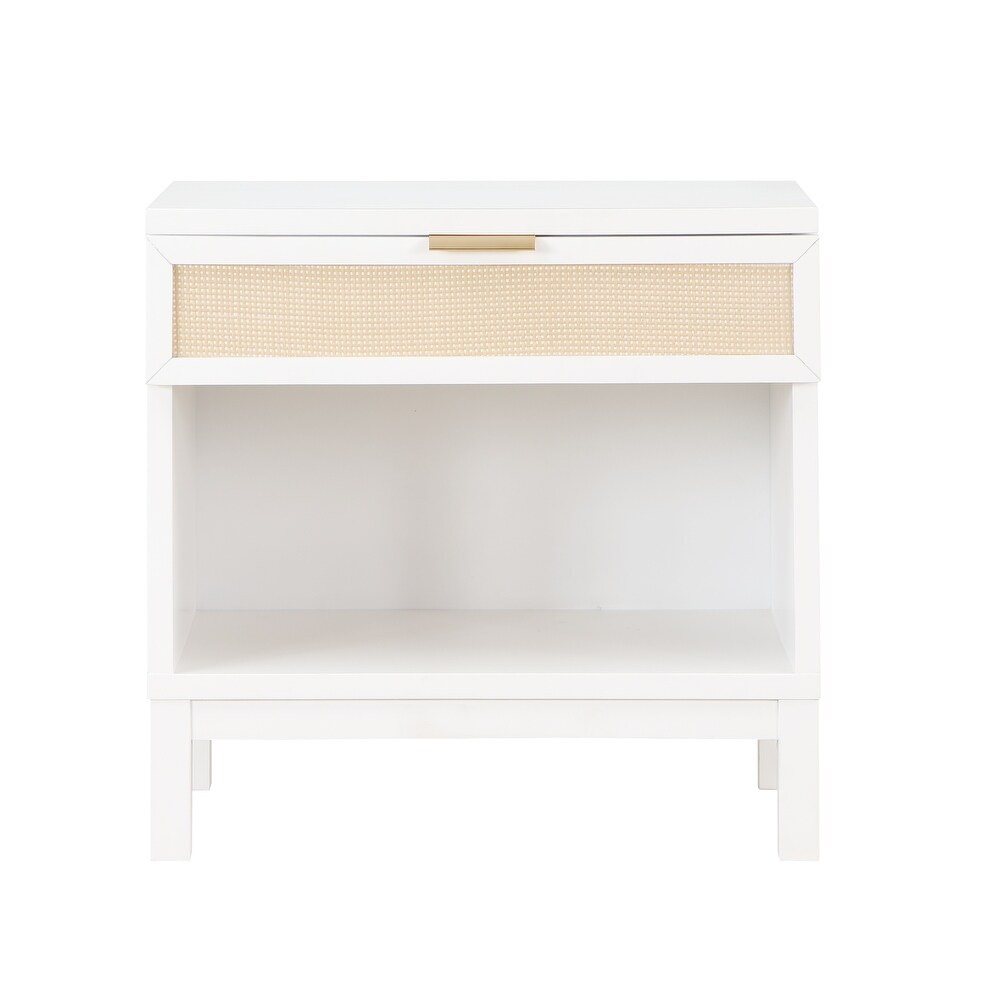 Brighten Cane 1 drawer Nightstand by Greyson Living