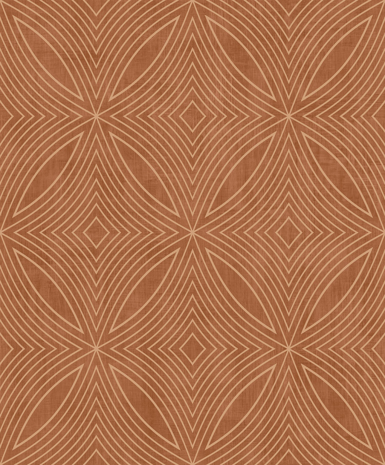 Sample Spiral Copper Wallpaper from the Special FX Collection