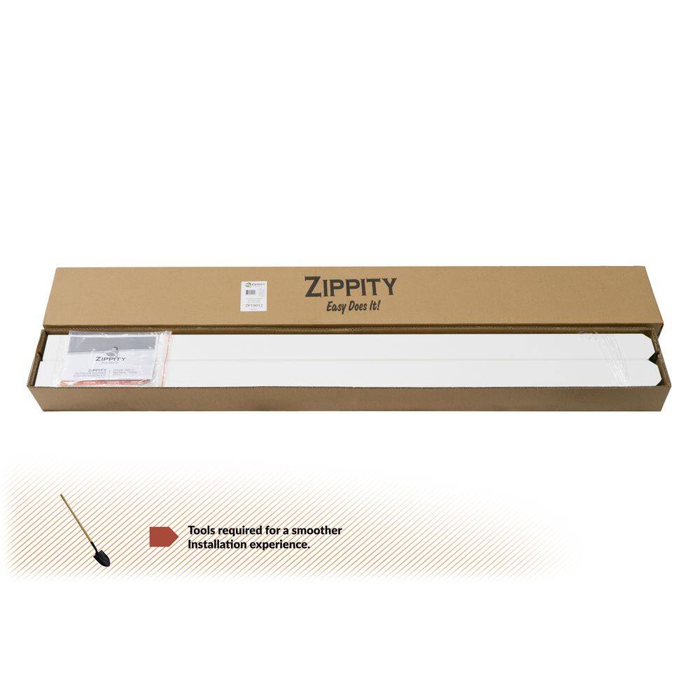 Zippity Outdoor Products 1.75 in. x 3.25 in. x 58 in. White Vinyl In-Ground Mounting System for Hampton Shower ZP19012