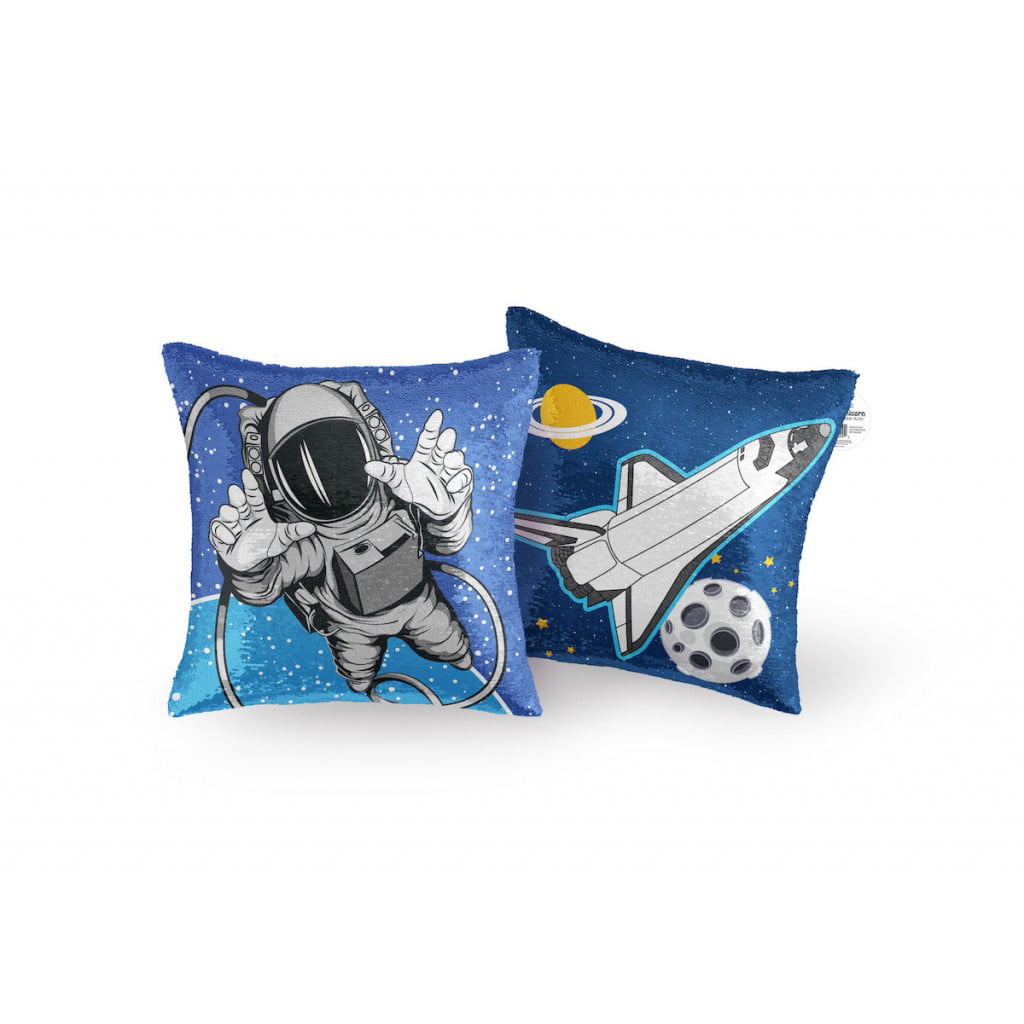 Master Toys Reversible Sequin Pillow, Astronaut