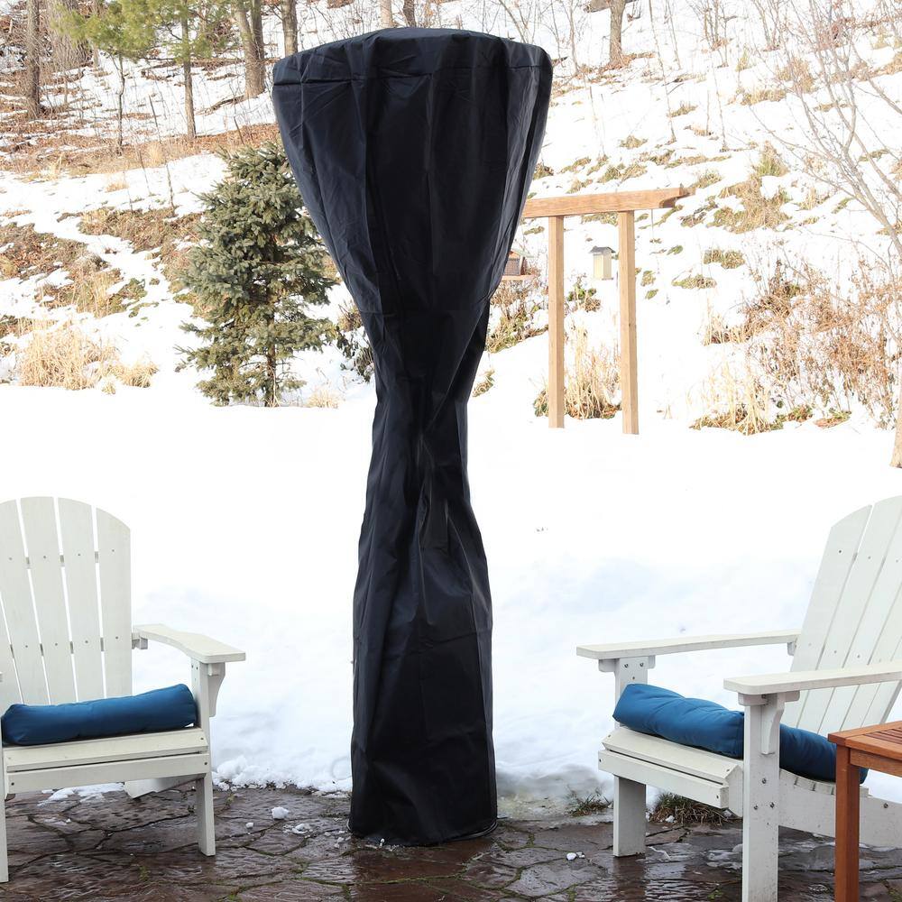 Sunnydaze Decor Sunnydaze 7 ft. Black Outdoor Patio Heater Cover WLF-517