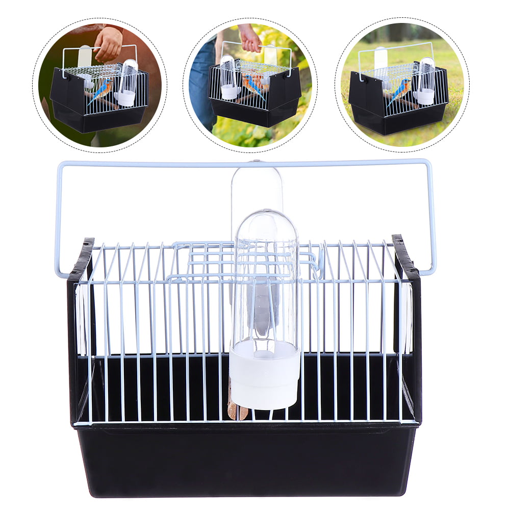 HOMEMAXS 1PC Portable Bird Cage Parrot Cage Outing Bird Carrying Cage Handheld Cage