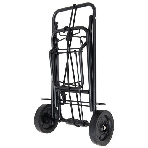 HUBERT Black Metal Travel Cart - 13