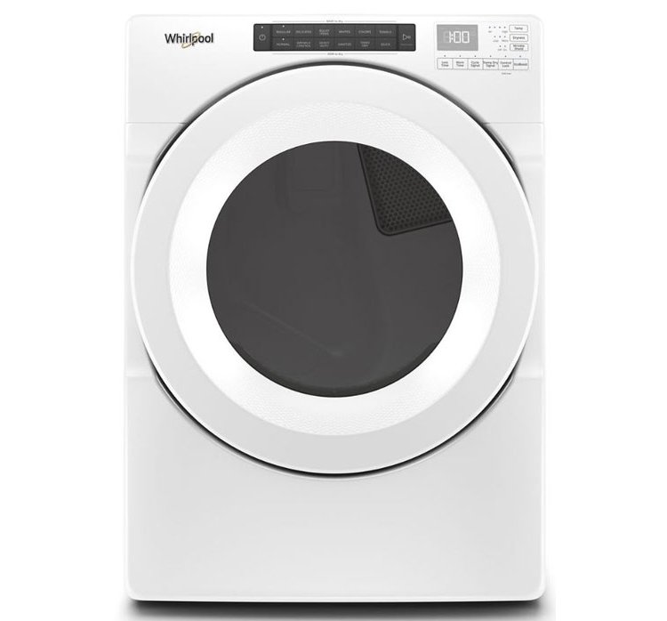 Whirlpool ADA 7.4 Cu. Ft. White Front Load Long Vent Electric Dryer With Intuitive Controls