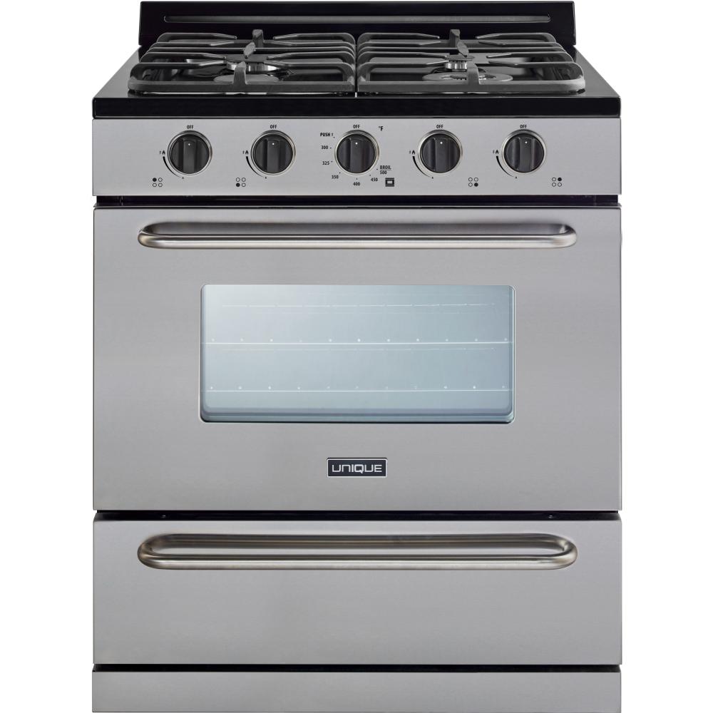 Unique 30-inch Freestanding Gas Range (Battery Ignition) UGP-30G OF2 S/S