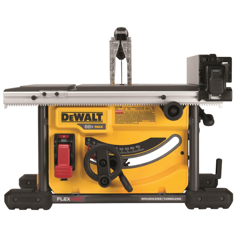 DEWALT FLEXVOLT 60V MAX* 8-1/4In Table Saw (Tool Only) DCS7485B from DEWALT