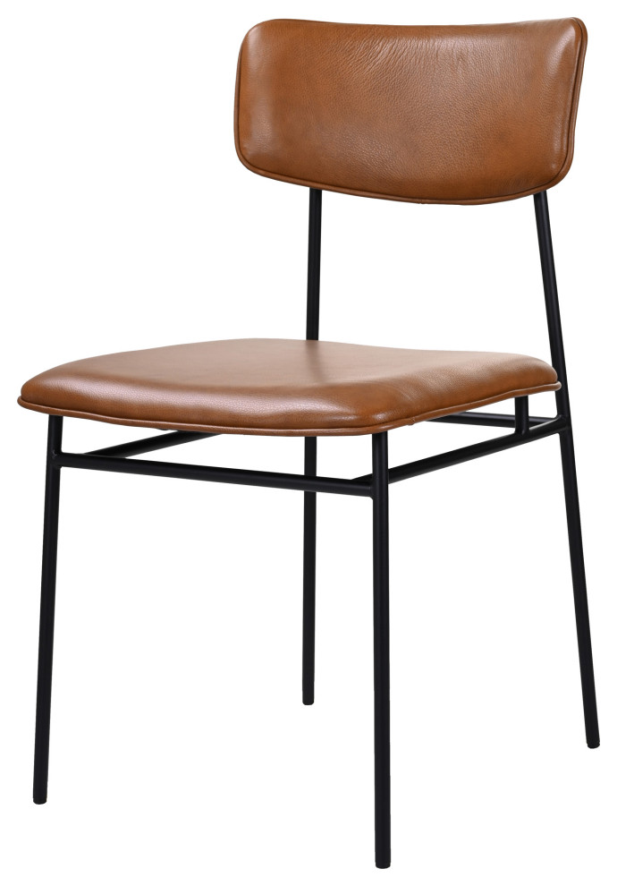 First of A Kind Sailor Dining Chair Brown   Modern   Dining Chairs   by Kolibri Decor  Houzz