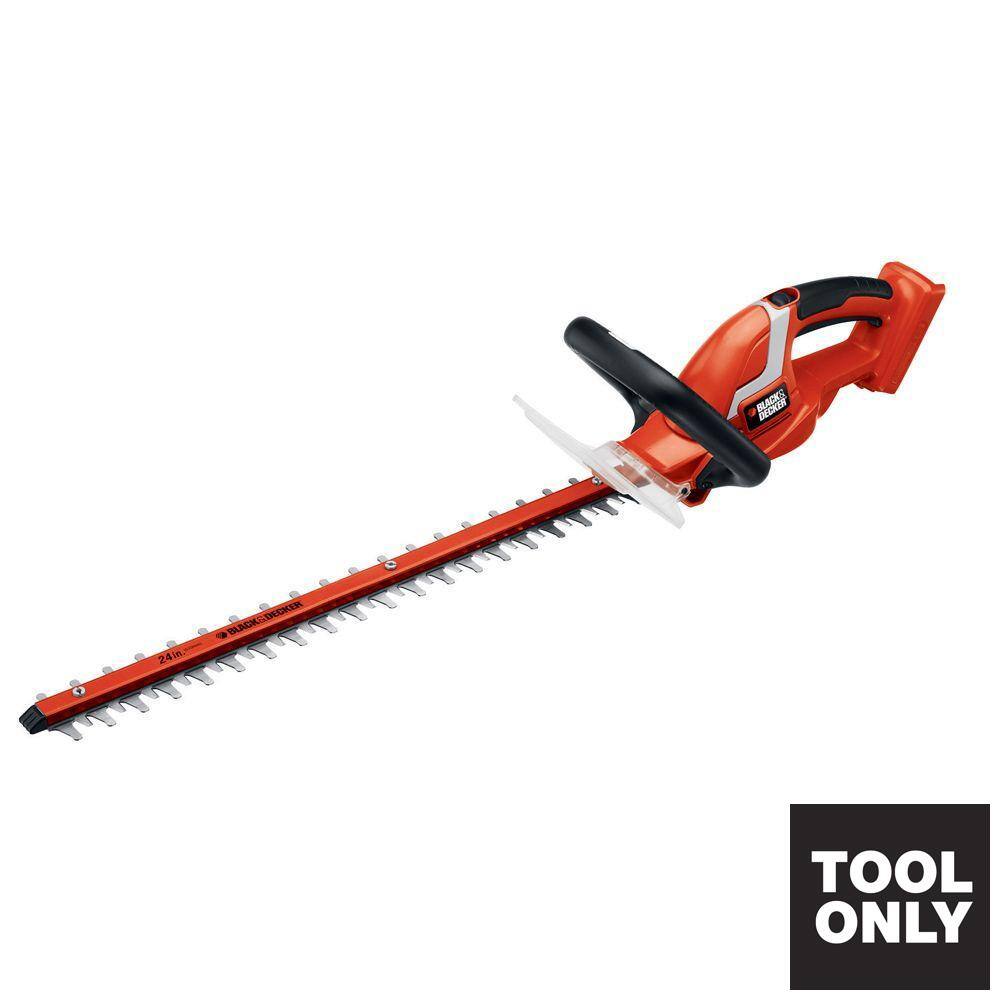 BLACK+DECKER 40V MAX Cordless Battery Powered Hedge Trimmer (Tool Only) LHT2436B