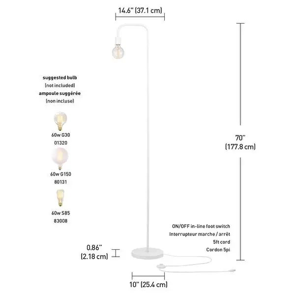 Globe Electric 12937 Holden Single Light 70