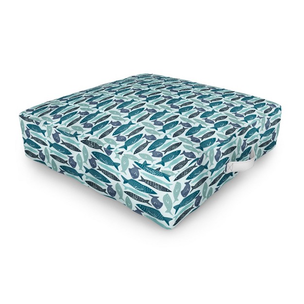 Coastl Studio Reef Fish Outdoor Floor Cushion Deny Designs