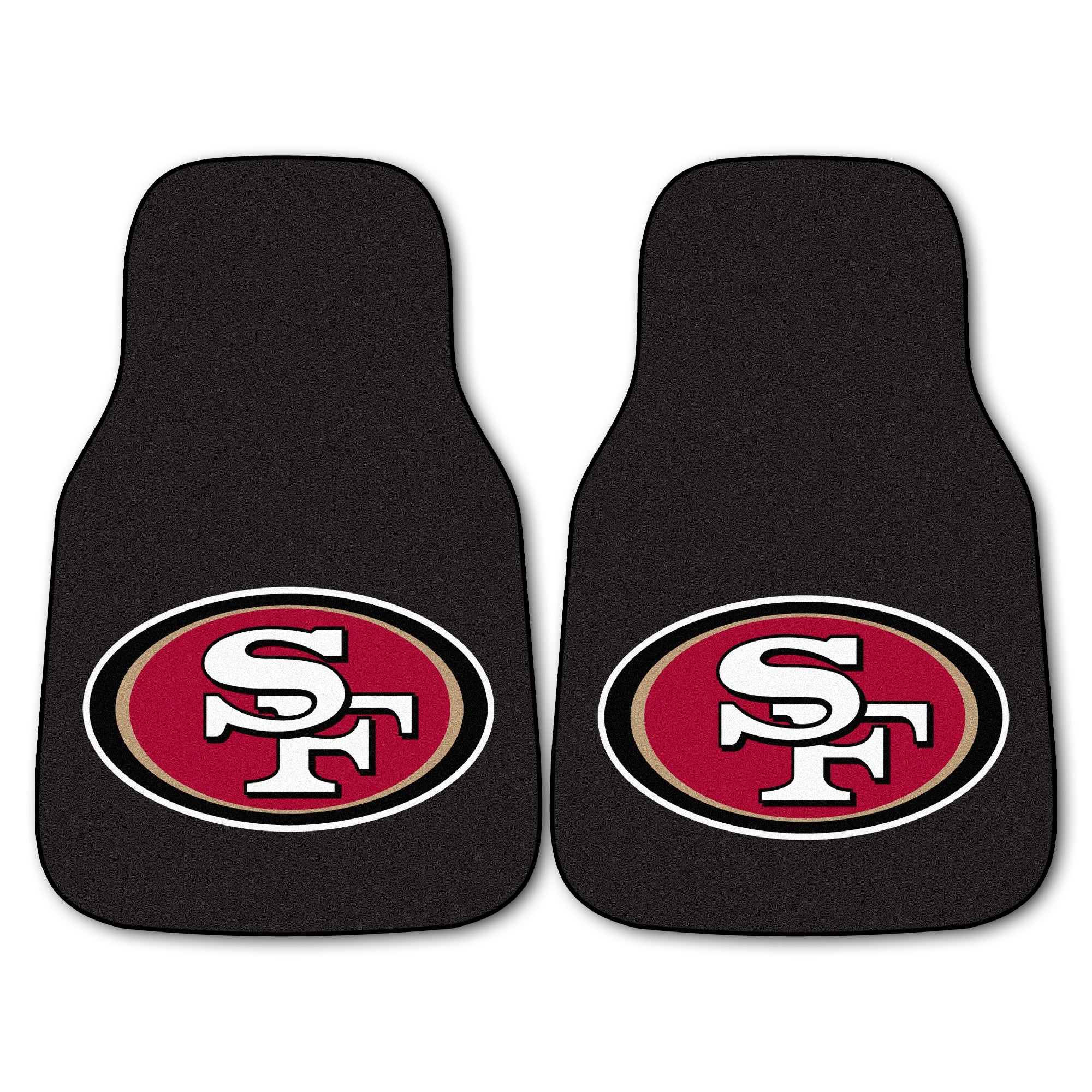 San Francisco 49ers 2-Piece Carpet Car Mat Set