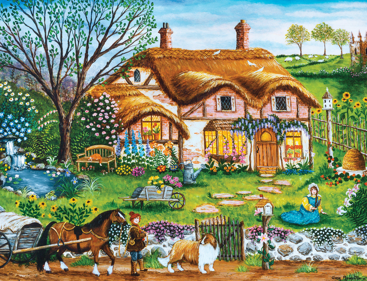 MasterPieces 12 Pack Jigsaw Puzzles - Folk Art 12-Pack Bundle