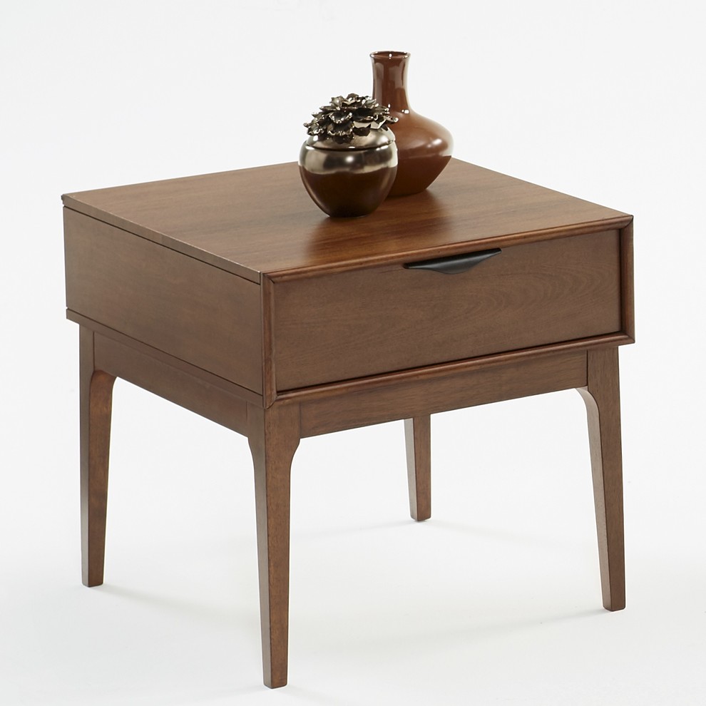 Mid Mod End Table   Transitional   Side Tables And End Tables   by Progressive Furniture  Houzz