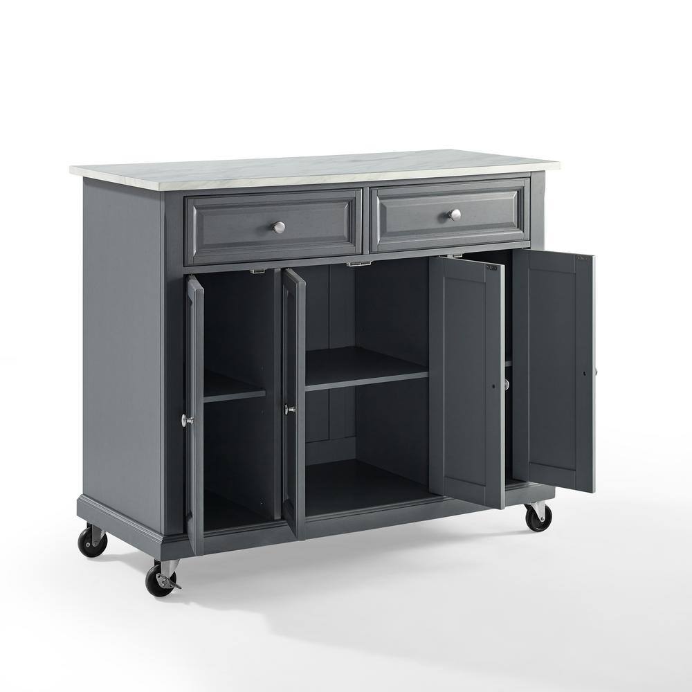 CROSLEY FURNITURE Avery Gray Kitchen Cart KF30043EGY