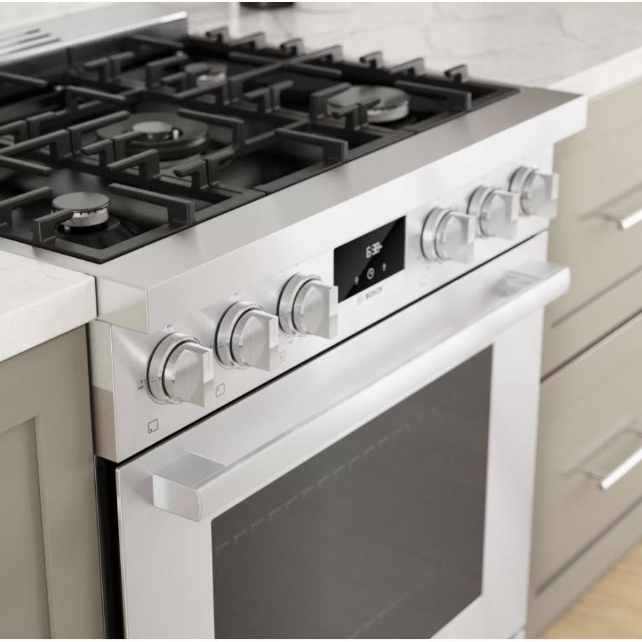 Bosch 30-inch Freestanding Gas Range with Convection Technology HGS8055UC