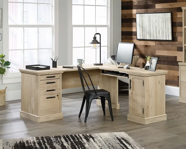 Aspen Post Prime Oak L-Desk