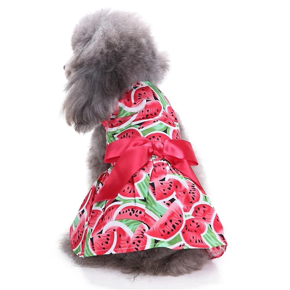 Watermelon dog dress