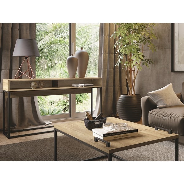 NOA Minimalist Modern Storage Console Table