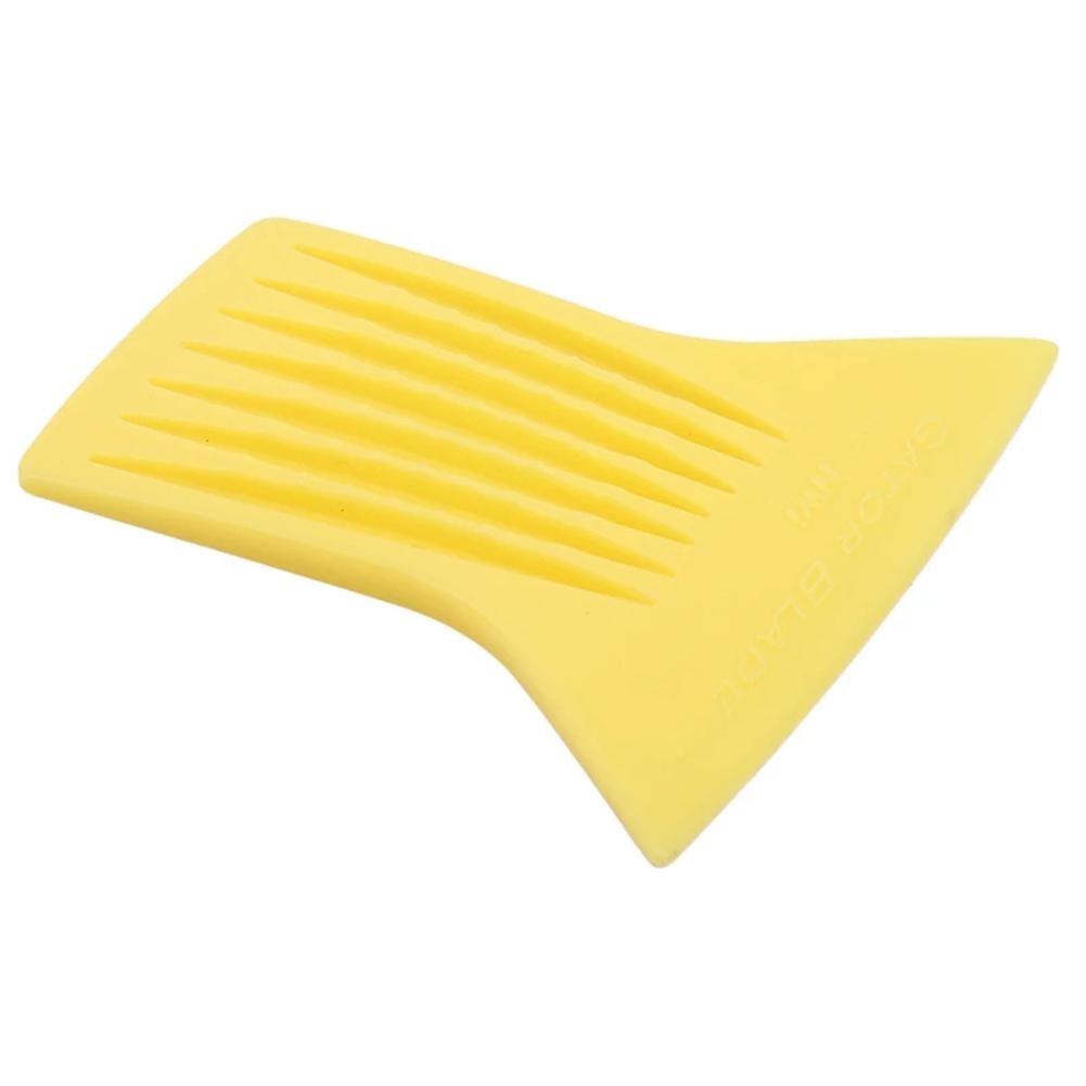 Car Film Beauty Cleaning Scraper Bubble Remover Sticker Installation Tool Trumpet Scraper Triangle Scraper Mini For Bathroom Kitchen Car Windshield Ye