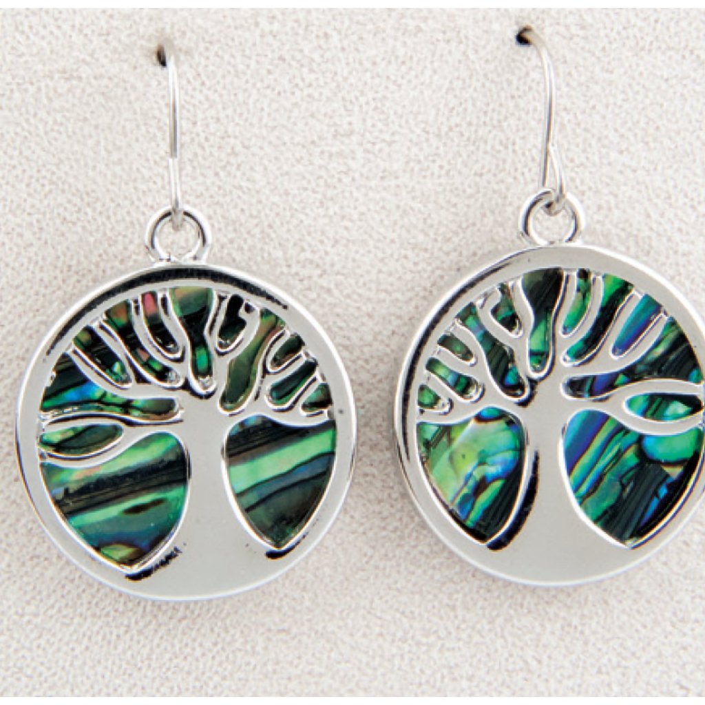 Wild Pearle  Tree of Life Earrings