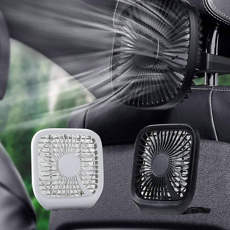 Desk Fans Car Foldable Silent Back Seat Small Cooling